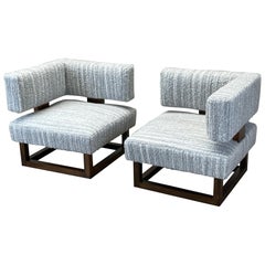 Pair of Lounge Chairs / Settee by Brown Saltman