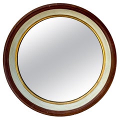 Monumental Miroir de hublot antique