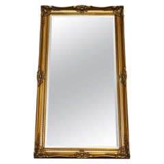LARGE FRENCH STYLE CLASSIC GOLDEN ORNATE WALL REGAL MiRROR 138 X 77 CM