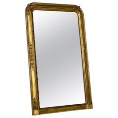 French gilded mirror