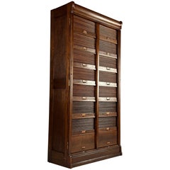 Antique Oak Belgian filing cabinet