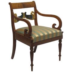English Regency Mahogany Armchair 9