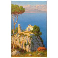 Oil Painting, Mt. Vesuvius 3