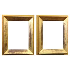 Pair of American Gold Gilt Frames, circa, 1840s