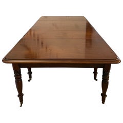 Rare table de salle à manger irlandaise 12/14 Seater Metamorphic Antique Superb Quality en acajou