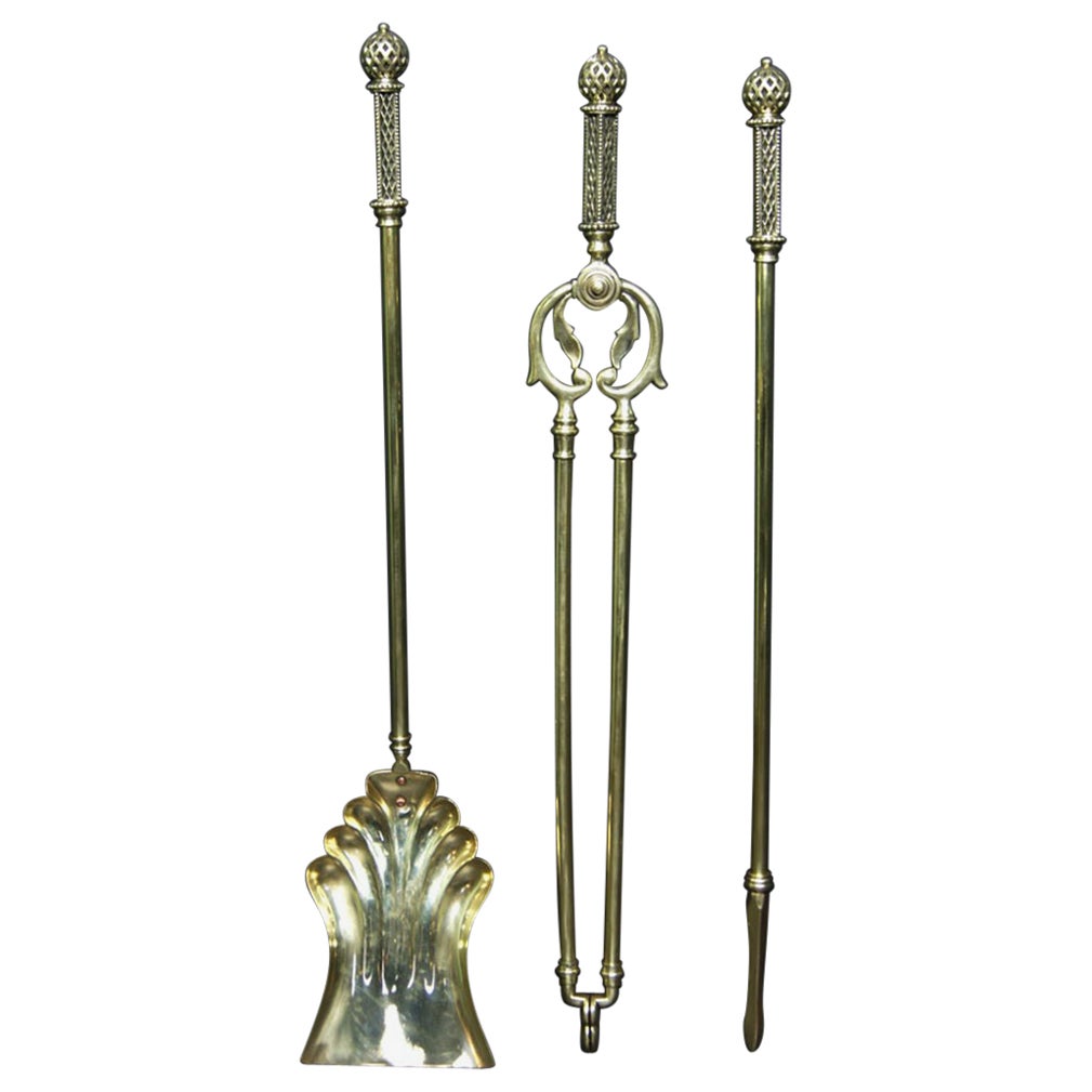 Cheminée décorative Art déco en laiton  Outils de lutte contre le feu