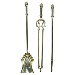 Cheminée décorative Art déco en laiton  Outils de lutte contre le feu