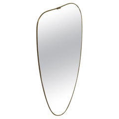 Mid Century Modern Vintage Organic Floor Mirror Wall Mirror 1950s