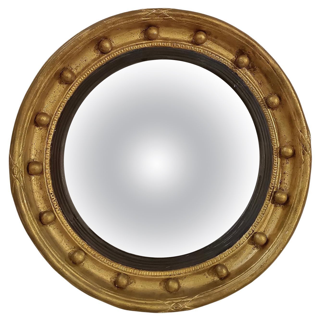 ERSTE HÄLFTE DES 19. JAHRHUNDERTS EMPIRE LENS MIRROR