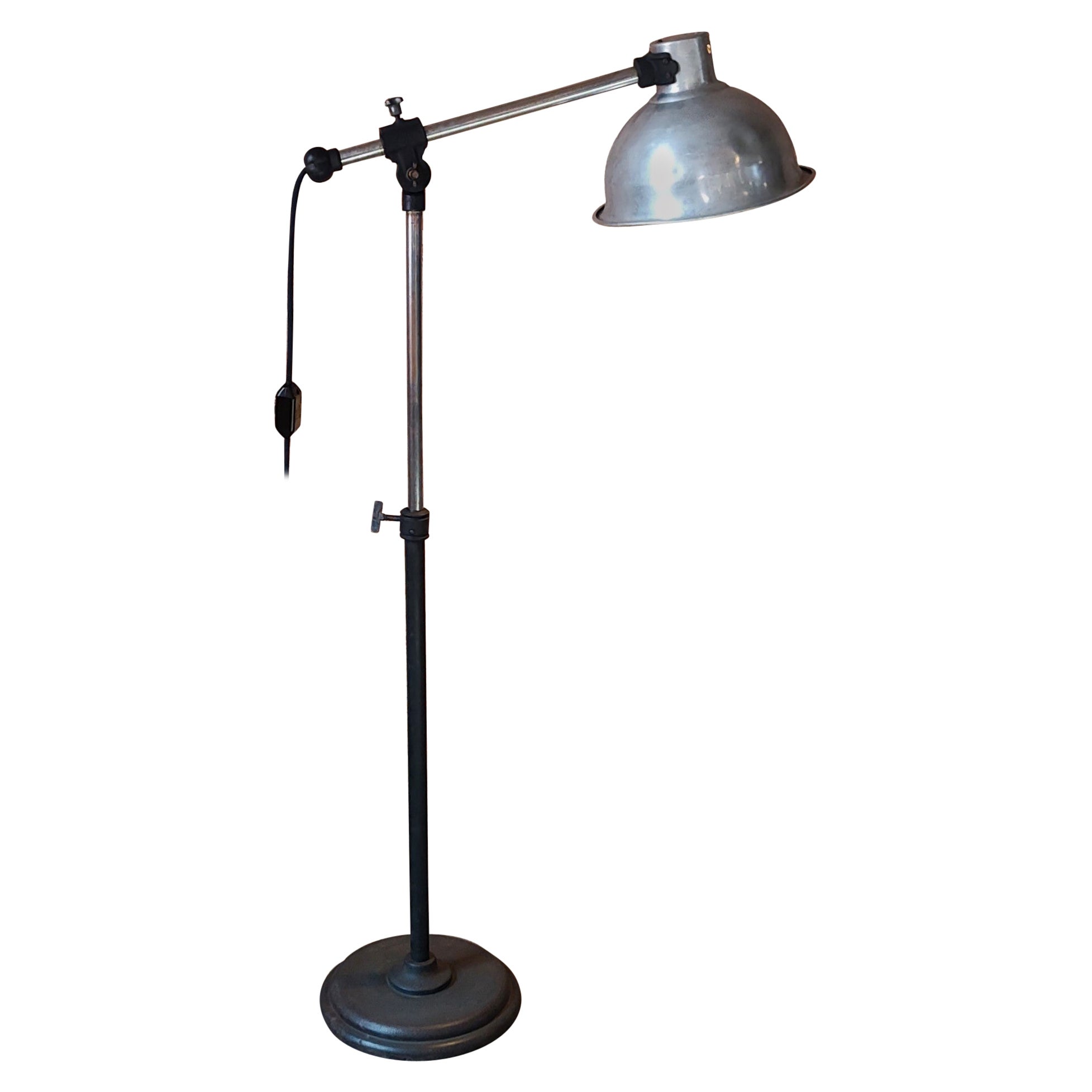 Vintage Medical Floor Lamp For Sale