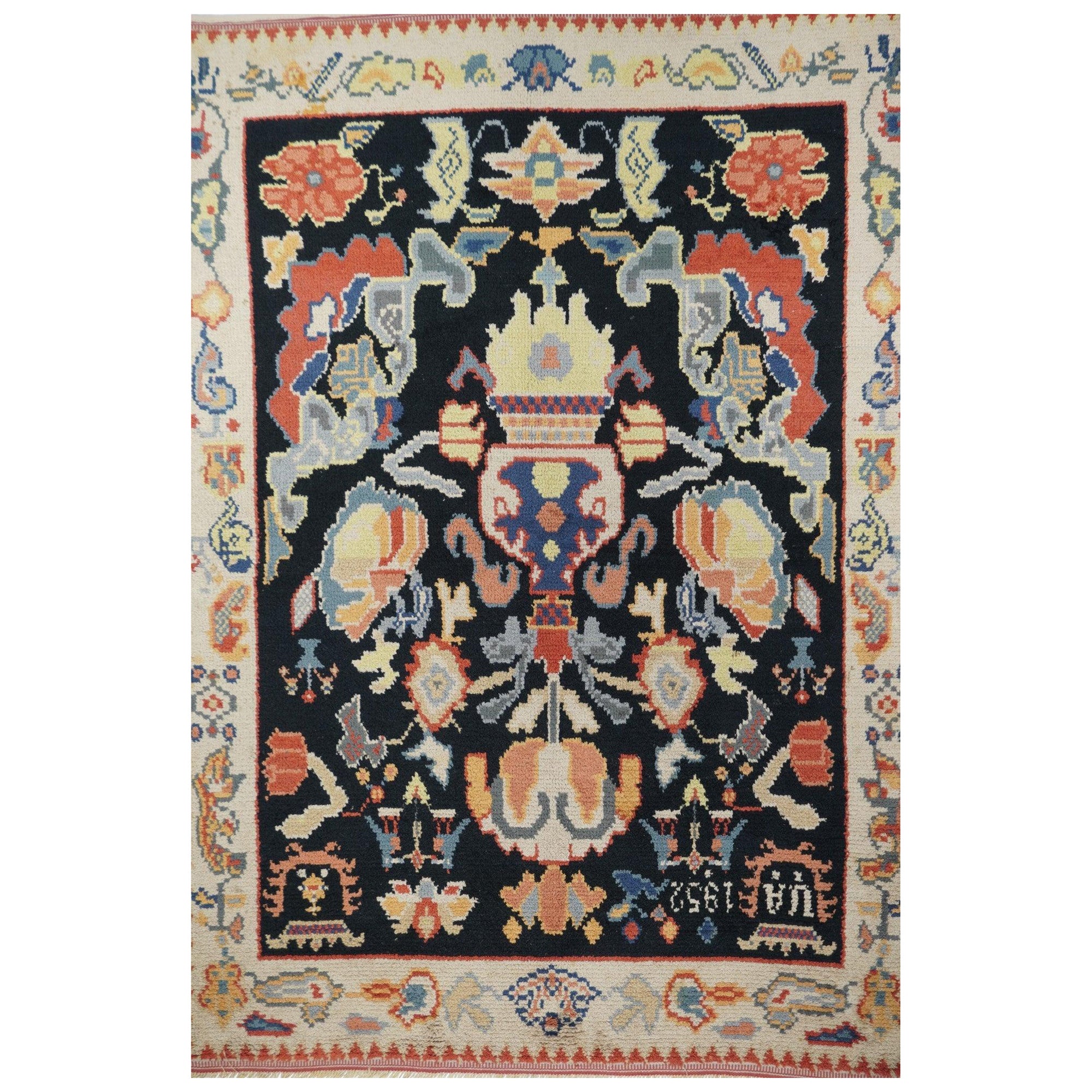 Vintage Swedish Rug 5'4'' x 7'6''