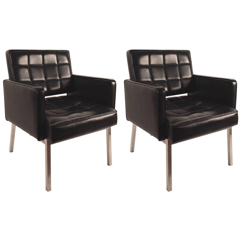Pair of Chic International Style Chairs