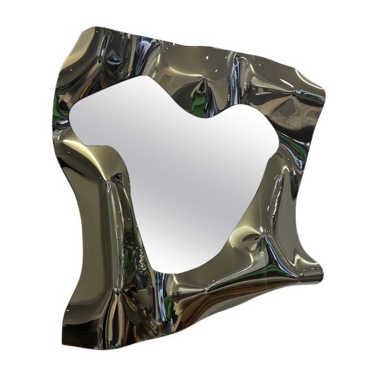 NEW Fiam Christine Bronze Mirror by O. Benini, Luca Gonzo & Xhixha in STOCK