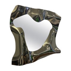 NEW Fiam Christine Bronze Mirror by O. Benini, Luca Gonzo & Xhixha in STOCK