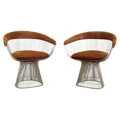 Coppia di sedie da pranzo di Warren Platner del 1960 per Knoll