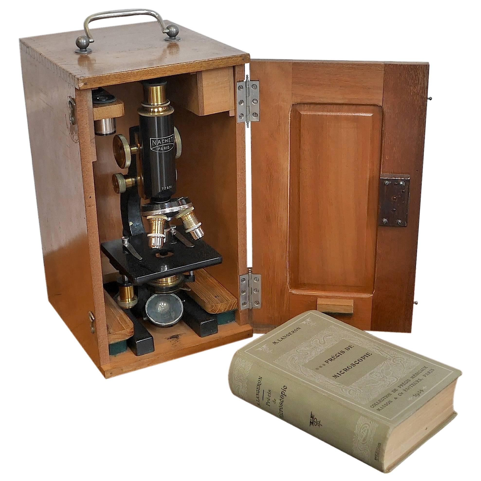 Microscope Nachet du 20e siècle