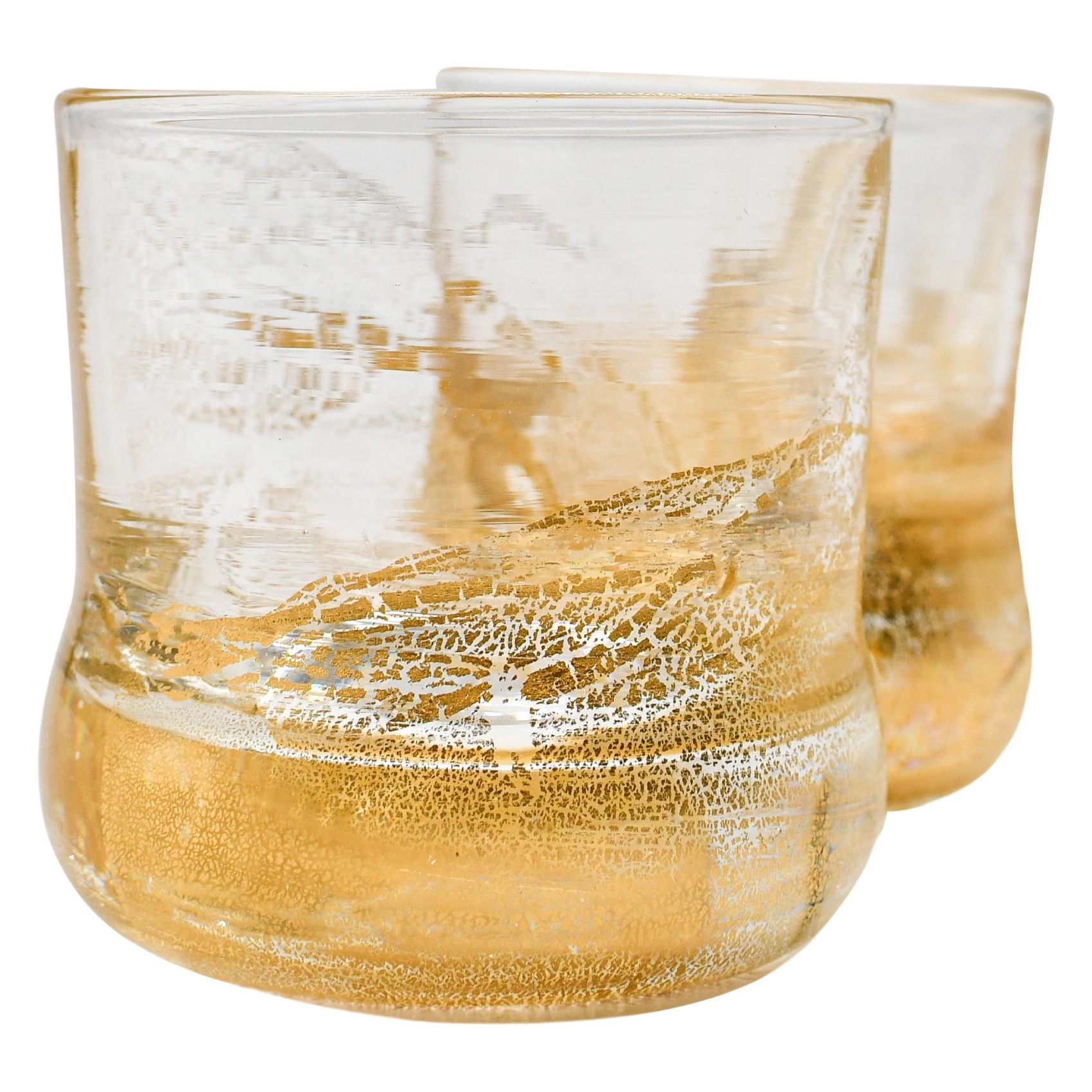Set di 6 bicchieri da whisky 24K Contemporary di Laura Sattin