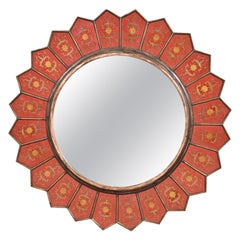 Espejo de Pared Baker Furniture Chinoiserie Eglomise Sunburst