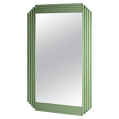 Cordiale Large Malva Green Mirror by Roberto Paoli