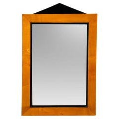 Biedermeier Wall Mirror, Maple, Ebonized, Southern Germany circa 1820