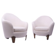 Vintage Pair of Original 'Koala' Club Chairs with by Elizabeth Garouste & Mattia Bonetti