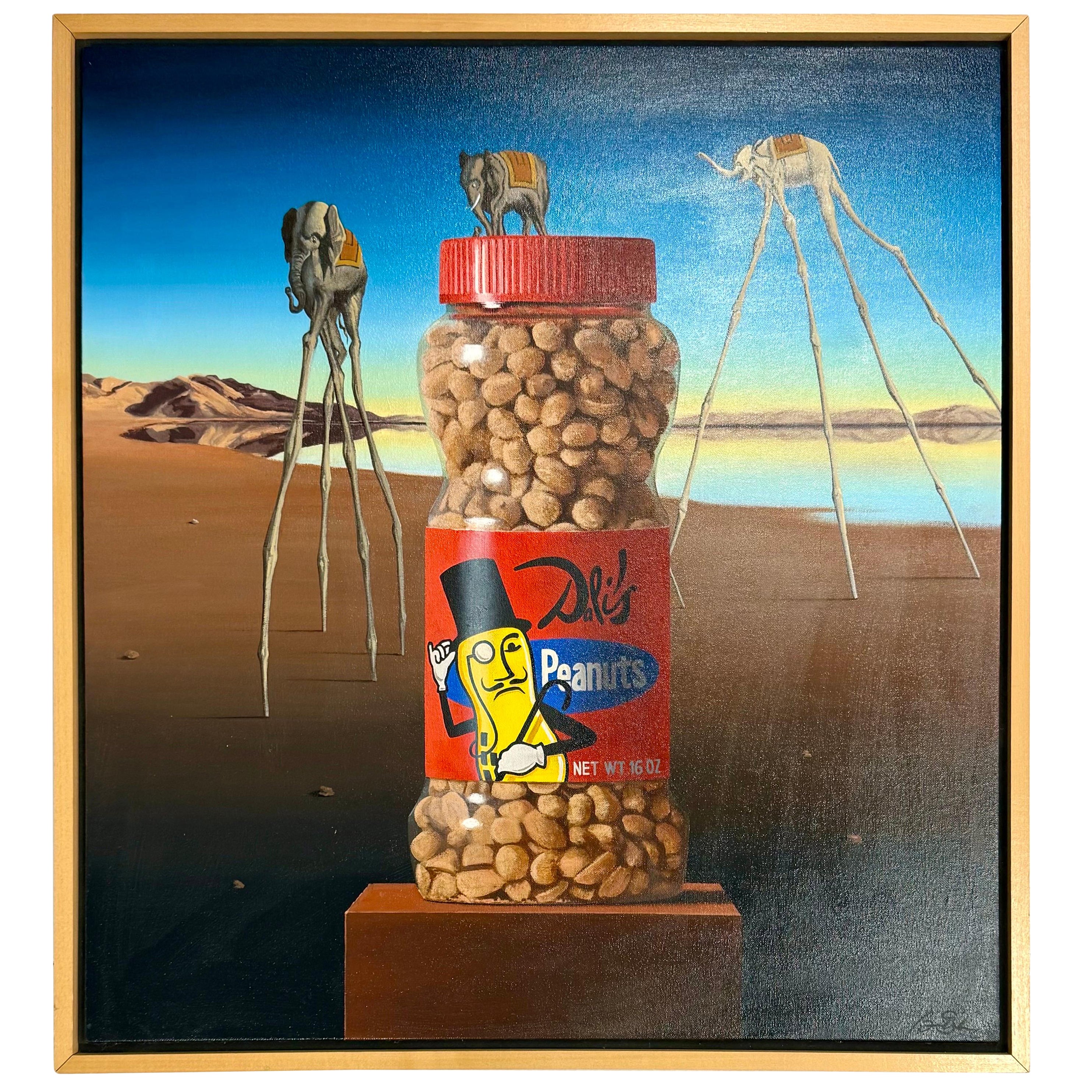 Ben Steele (1977), originale e firmato.  ) Quadro intitolato I Peanuts di Dalì, circa 2008