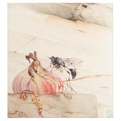 Impression originale d'un récipient spiralé Pelopaeus par E.J Detmold. C.1920