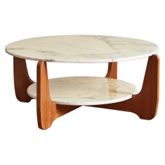 1950's Italian Marble Coffee Table