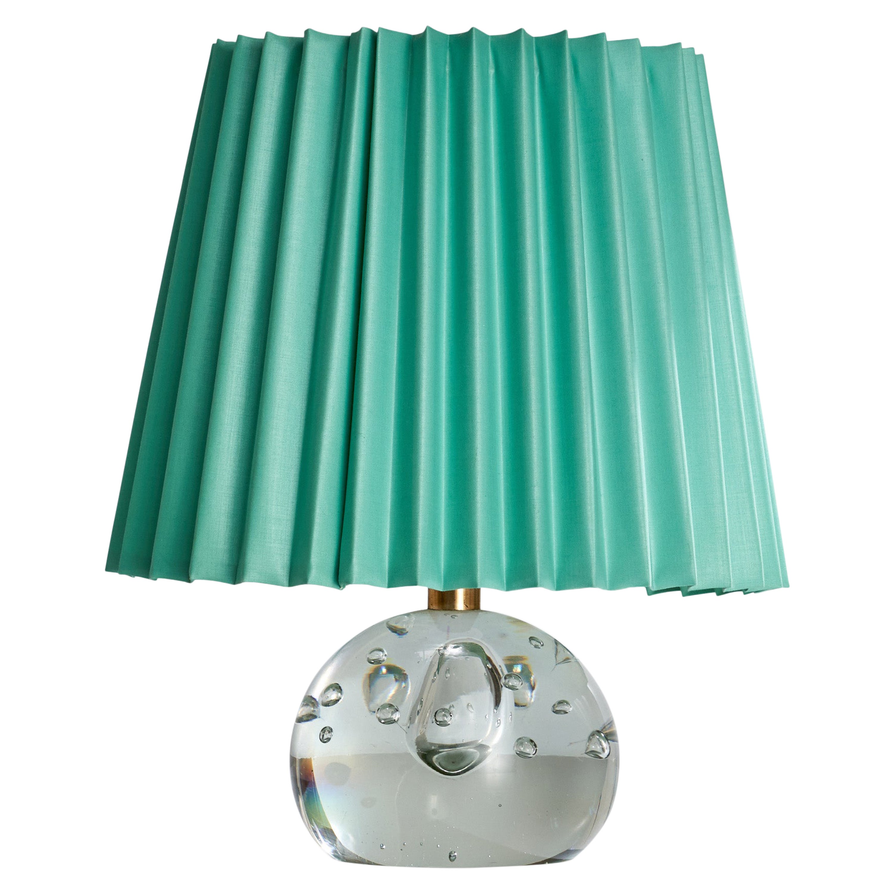 Josef Frank, Table Lamp, Brass, Glass, Paper, Sweden, 1950s