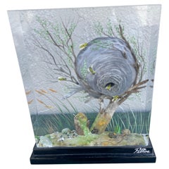Sculpture abeille vintage en acrylique de Peltier