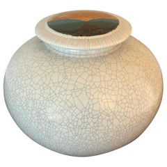 Grande vaso con coperchio di Rob Wiedmaier, Studio Pottery, metà secolo, moderno