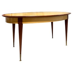 1960 ovaler italienischer Tisch