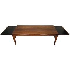 Mid-Century Rosewood Extending Coffee Table 7