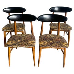 Vintage Mid Century Modern Dining Chairs ‚ÄúRoomates‚Äù by Baumritter - Set of 4