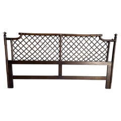 Boho Chic Rattan King Kopfteil aus Rattan