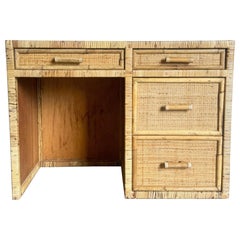 Boho Chic Wicker Wicker Writing Desk