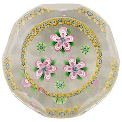 Presse-papiers Perthshire Primroses facettées 1985B