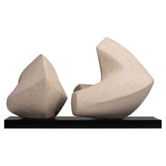 A Ysermans escultura abstracta de arcilla Países Bajos 1978