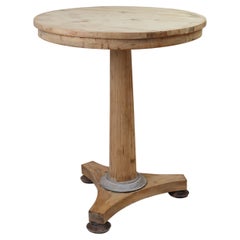Small Antique Palladian Style Round Pine Table, English, C.1835