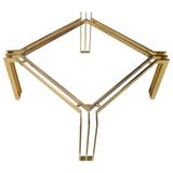 Mid-Century Modern Italian Brass Coffee Table For Sale at 1stDibs