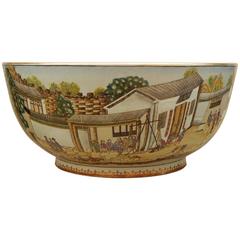 Multi-Color Chinese Export Style Bowl, Modern