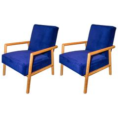 T.H. Robsjohn-Gibbings, Blue Chair