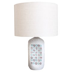 Lampada da tavolo decorativa vintage Italian Lamp di Guido Gambone (circa anni '50)