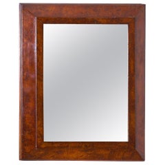19th Century Burr Yew wall mirror