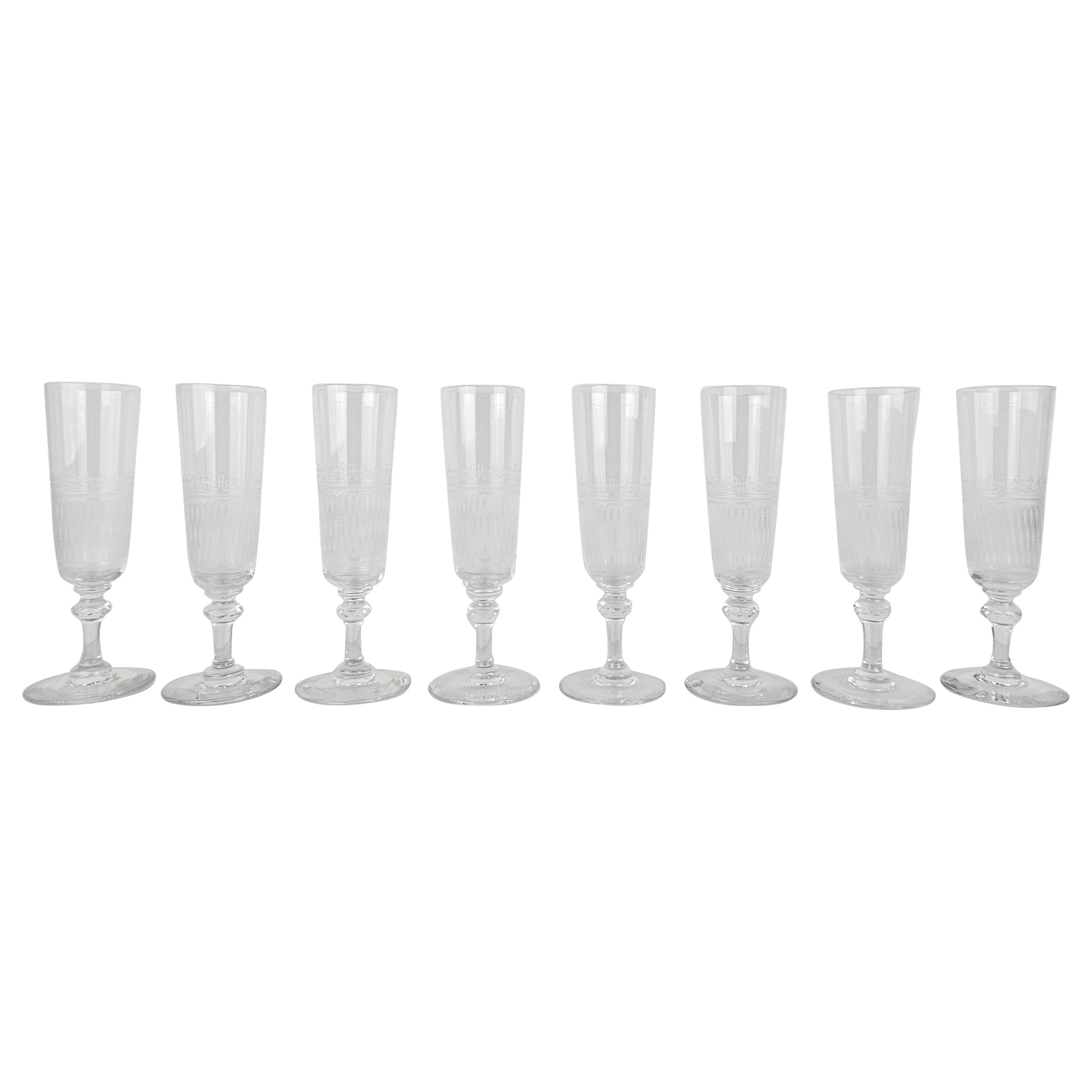 Boxer Gifts Age 21 French Lace Champagne Flute, Clear: Champagne Glasses - View #11