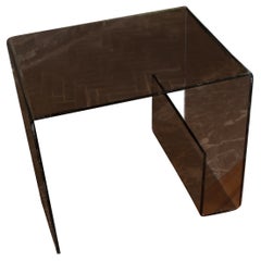 1970 s sidetable in plexiglass, made by Roche Bobois
