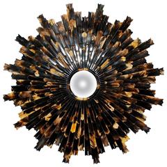 Great Large Horn Sunburst Mirror