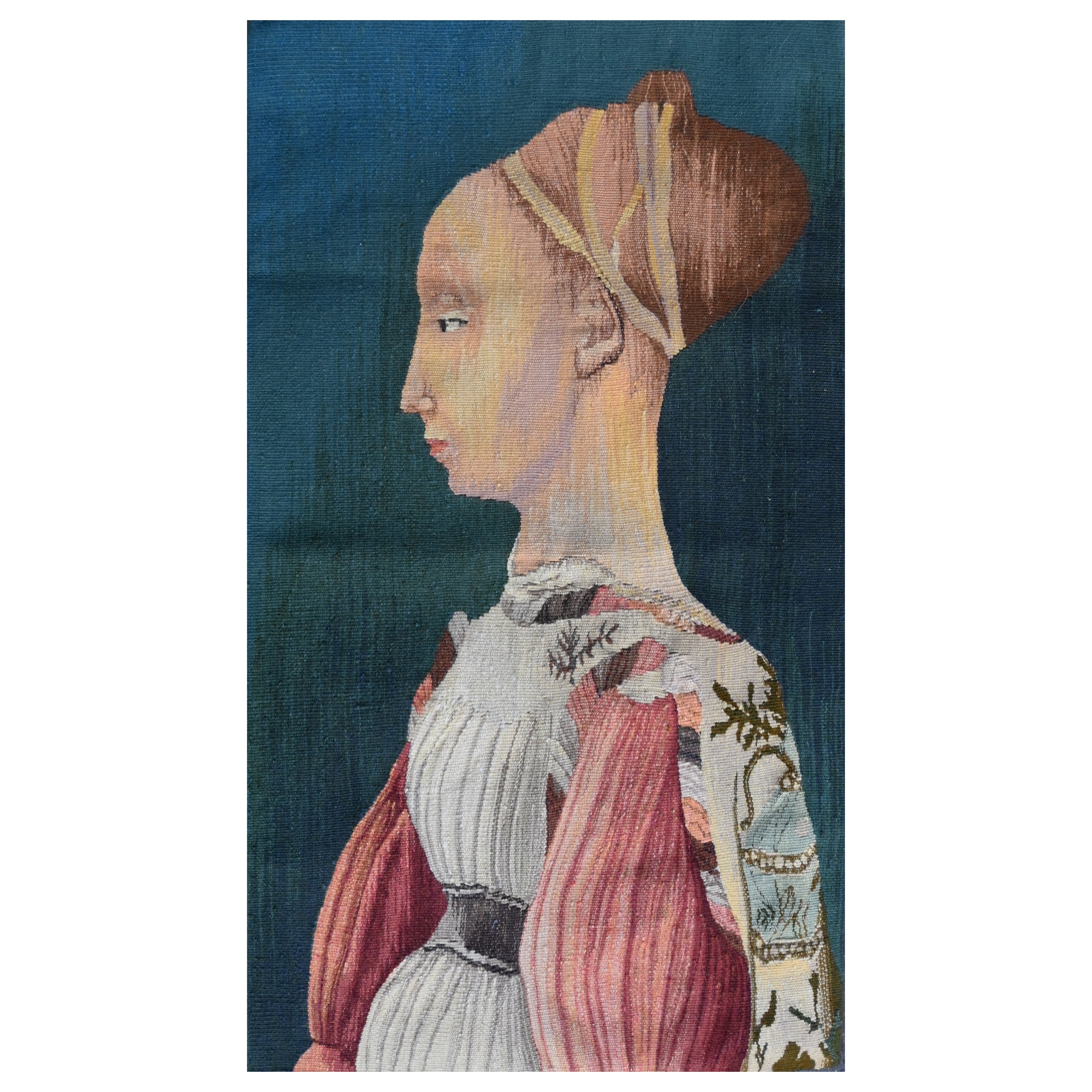 French Tapestry, Atelier La Renaude - Princess of the Villa d'Este - No. 1472