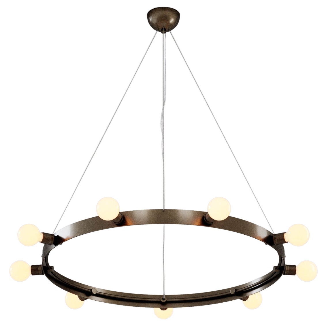 MANHATTAN - Lámpara de araña MEDIUM en esmalte bronce oscuro by Blueprint Lighting en venta