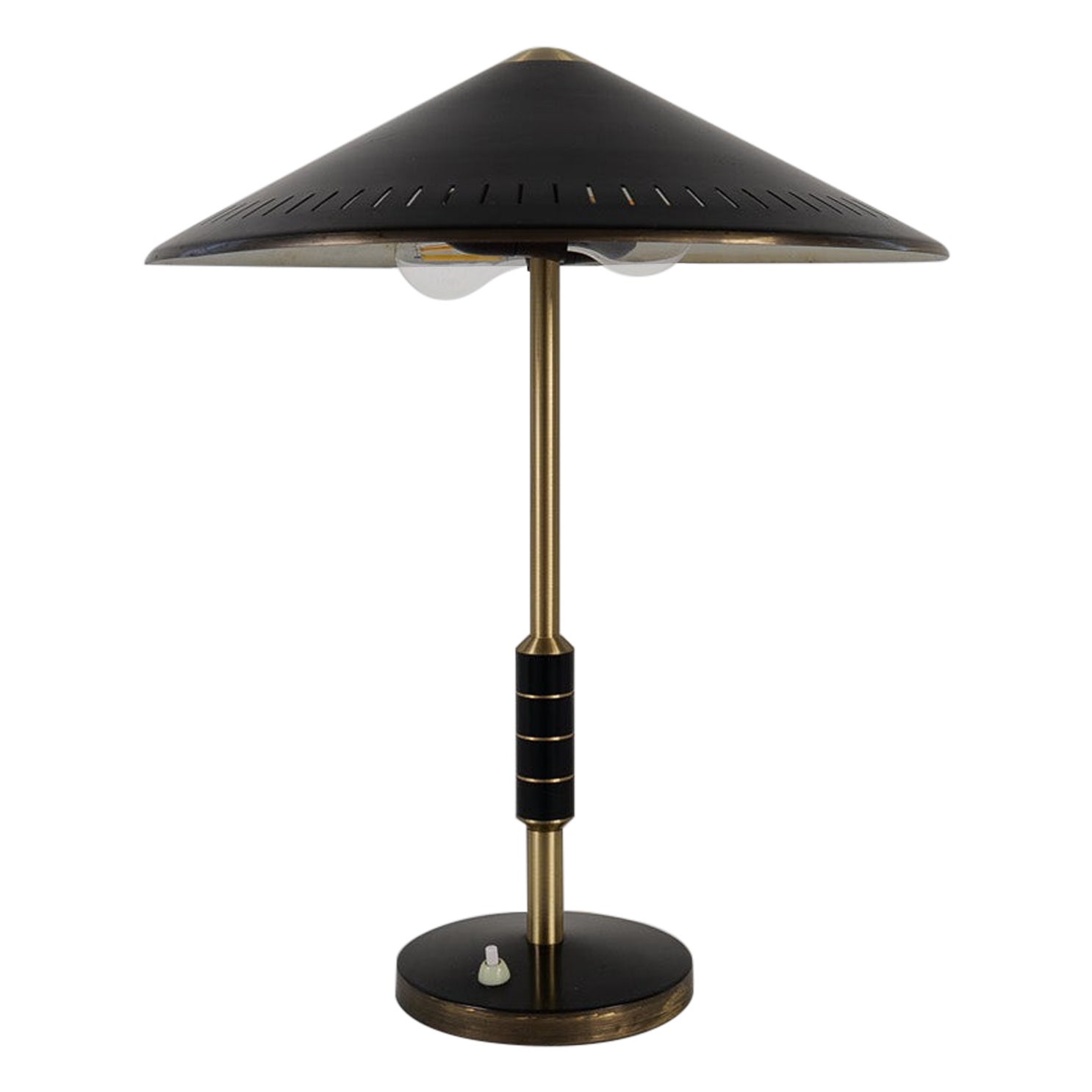 Lampada da tavolo moderna del Medioevo di Bent Karlby Prodotta da Lyfa in Danimarca, 1956